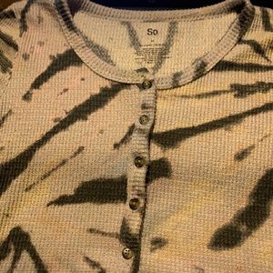 Tie-Dye Button Up Shirt